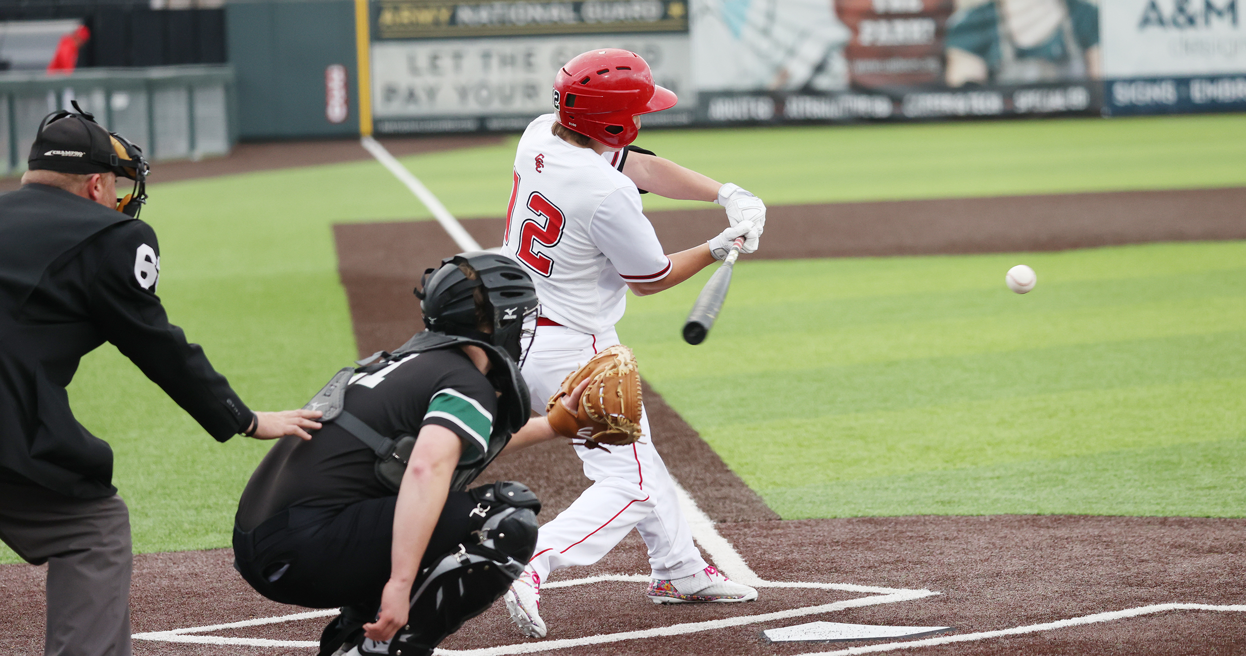 Zack Mock finished 2-2 with 4 RBI in Cayuga's 11-10 win against Mohawk Valley CC on Thursday.