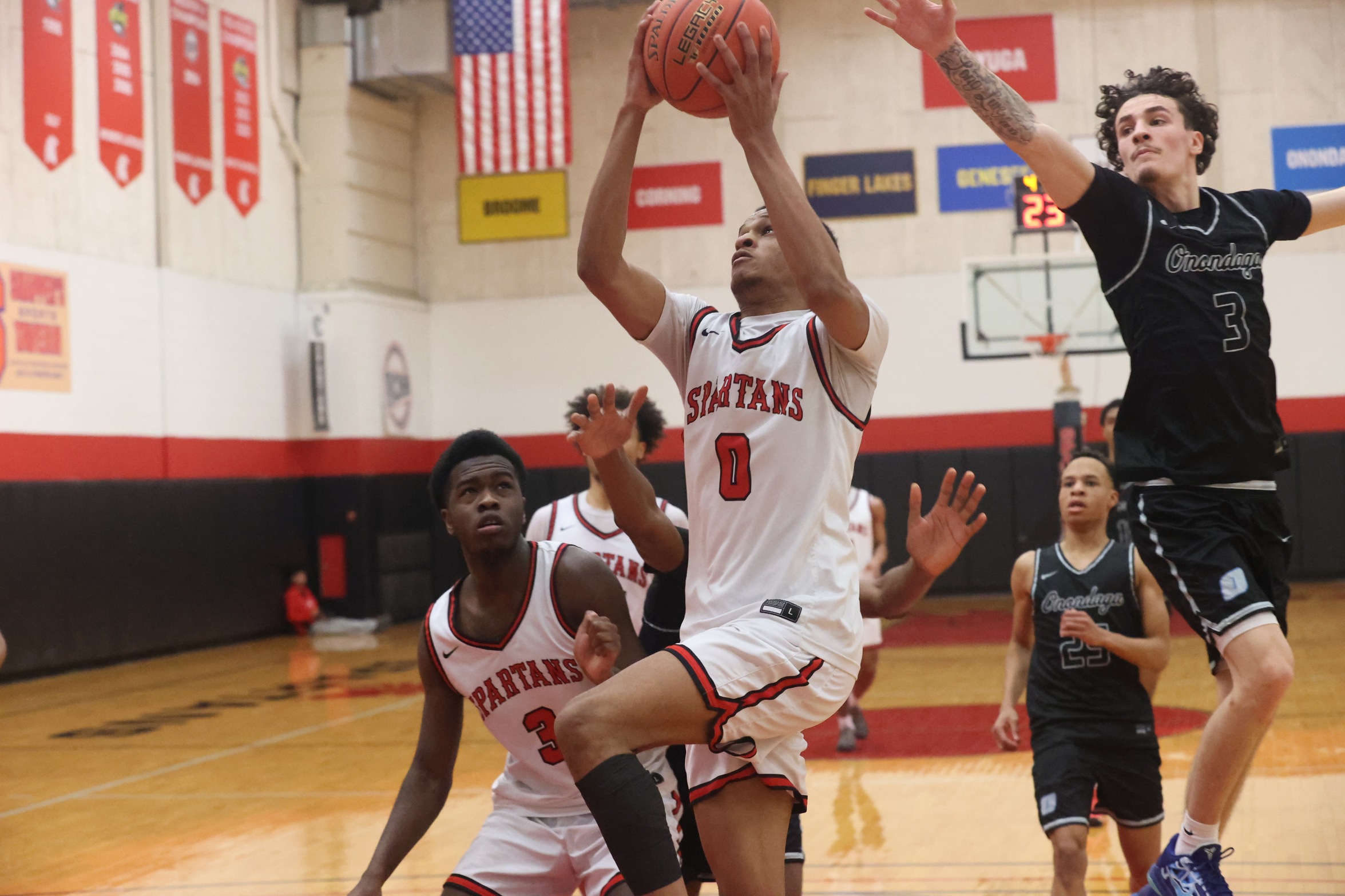 Omar Musa had 14 points and 7 rebounds in a loss to Tompkins Cortland CC.