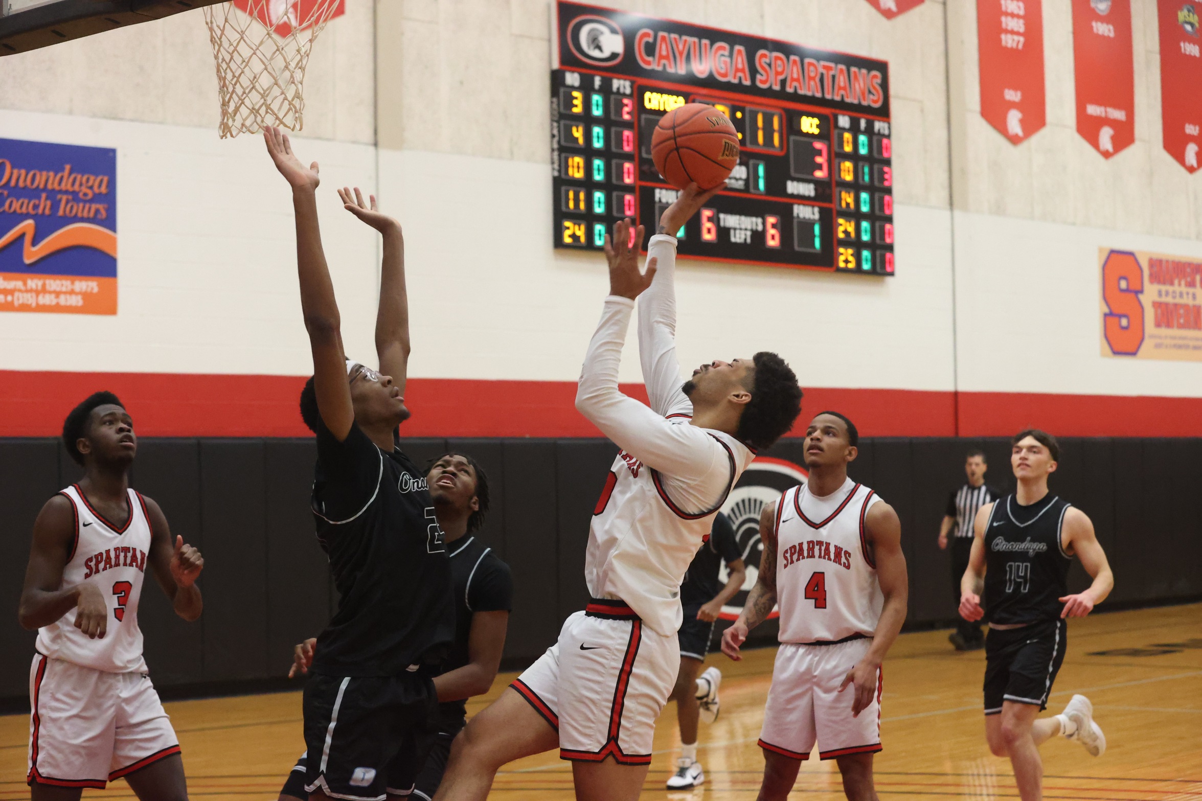 Josiah Murphy had 14 points and eight rebounds in a loss to OCC on Saturday.