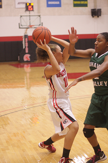 Lady Spartans Fall Short to Lady Cannoneers