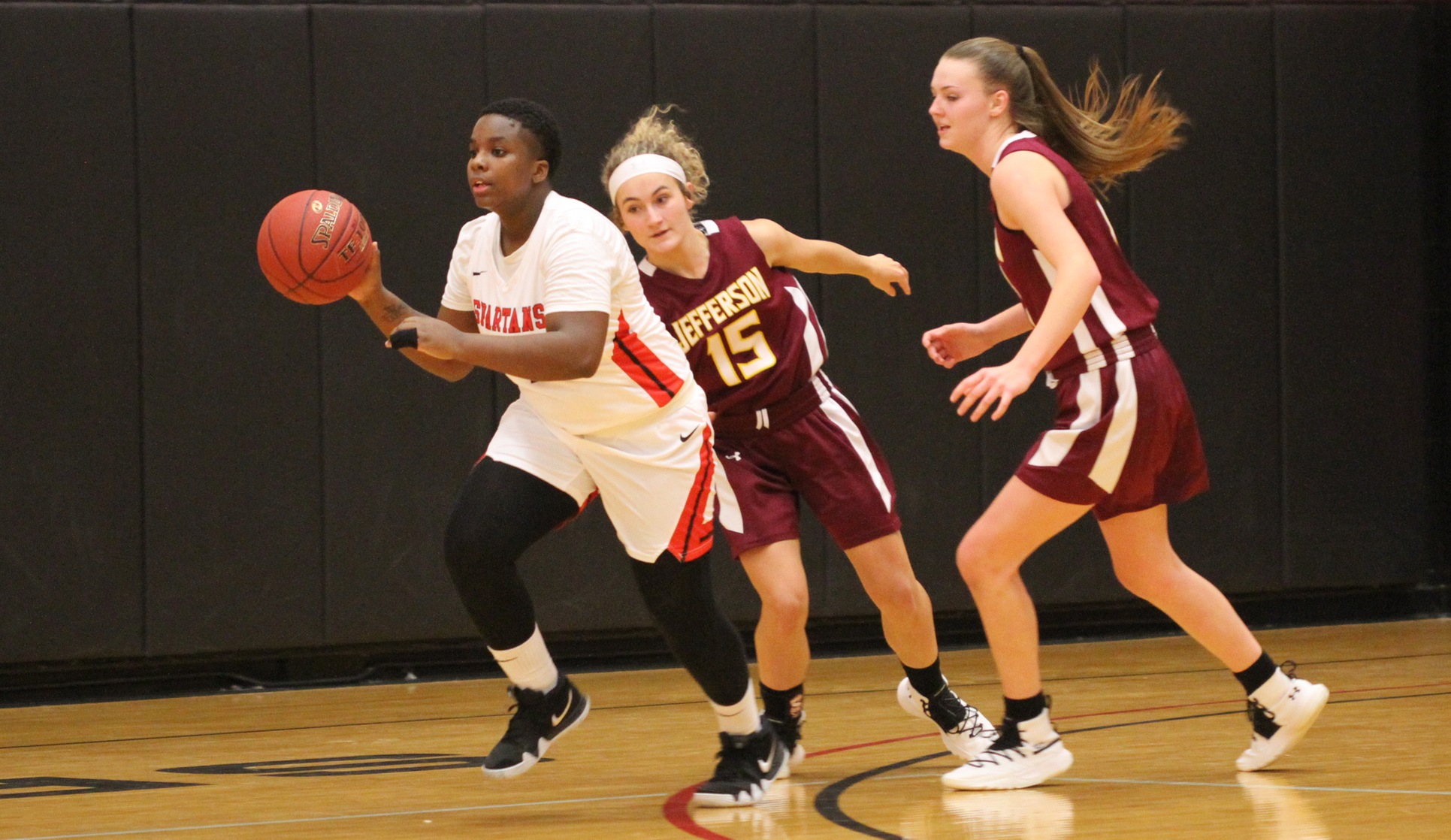 Brynanh Sledge led the Spartans with 15 points against North Country Community College.