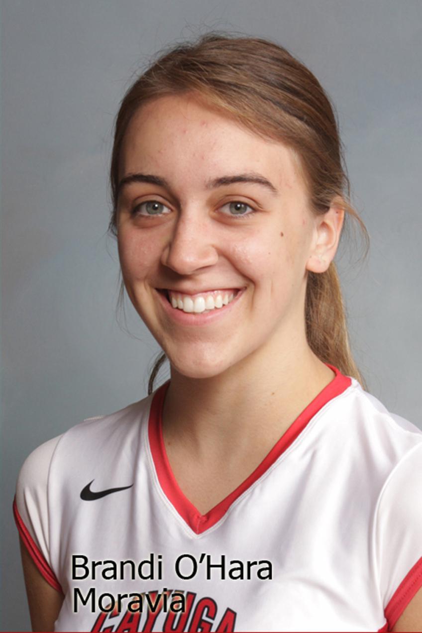 Cayuga Volleyball  recieved academic NJCAA awards